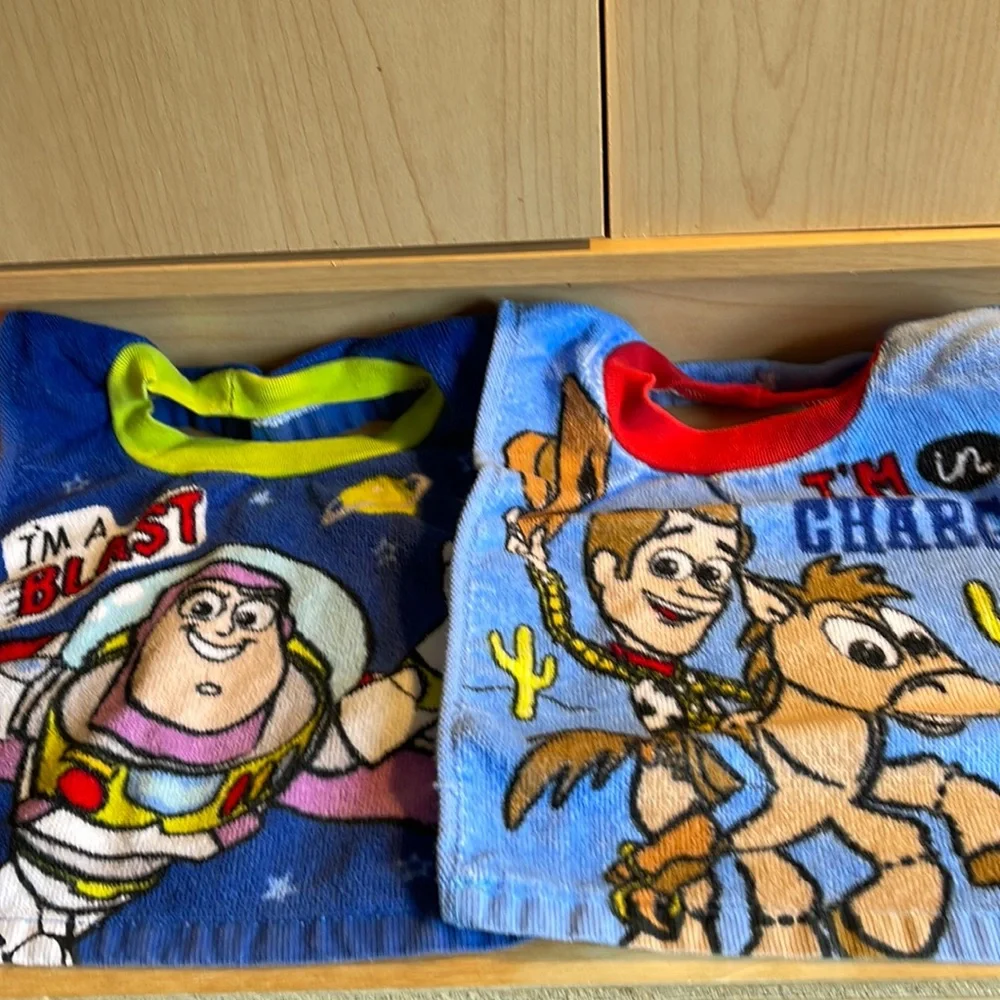 Toy Story. 2 Bibs.